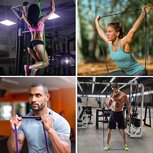 TheFitLife Bandas Elasticas Fitness Musculacion - Cintas Elásticas de Resistencia para Pull-ups Asistidos, Cross-Training, Dominadas, Yoga, Pilates, Fisioterapia, con E-Guía de Ejercicios