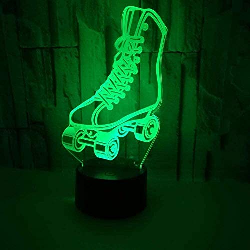 YOUPING - Patines de luces LED con ruedas para habitación de bebé