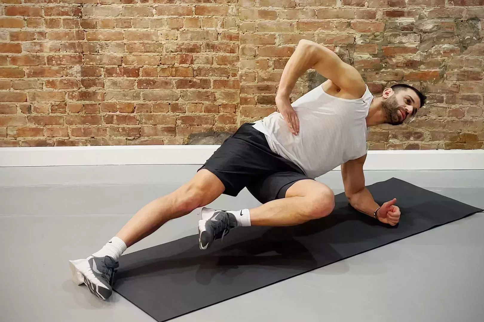 deep core exercises, copenhagen plank