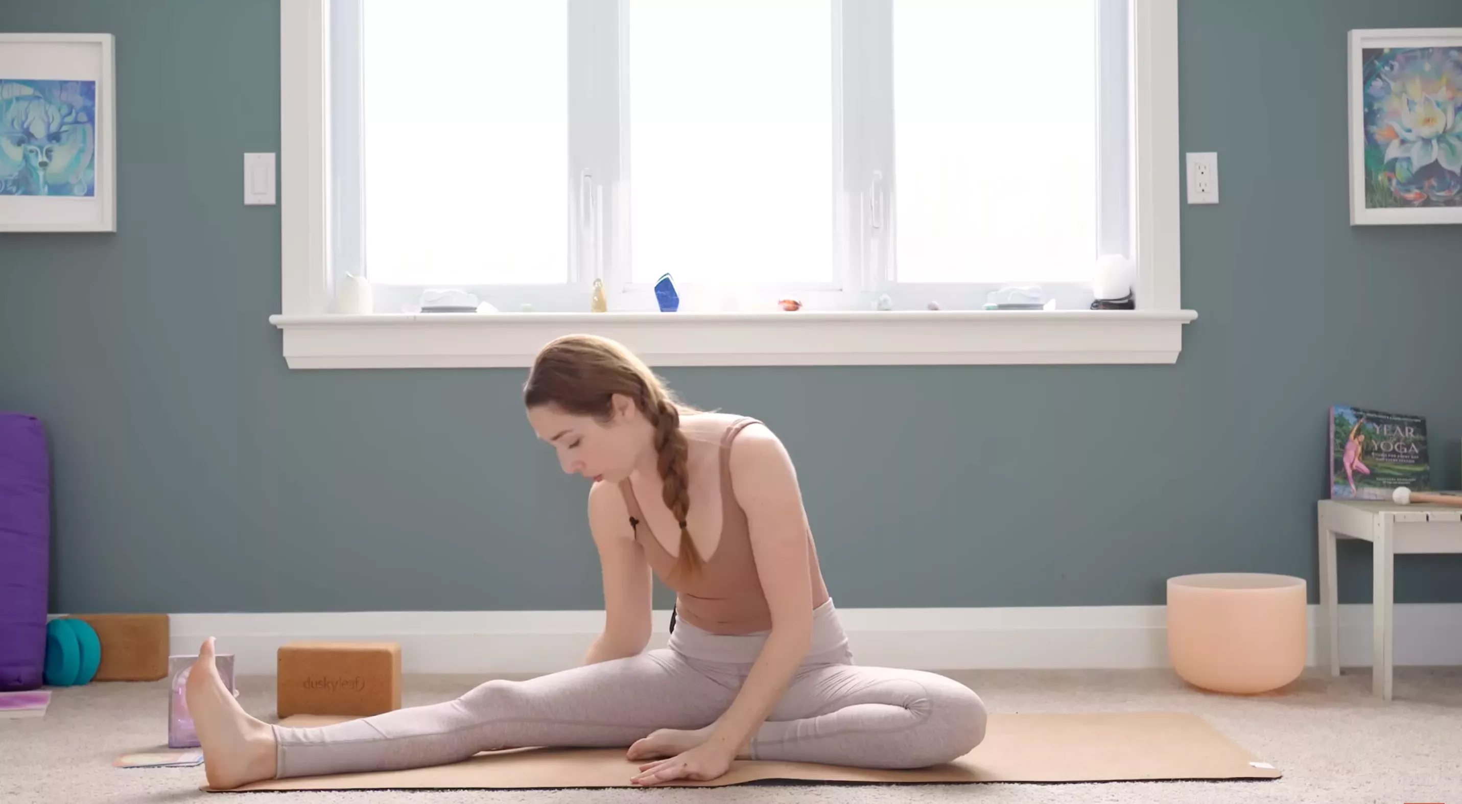 Práctica de Yin Yoga y meditación para los chakras