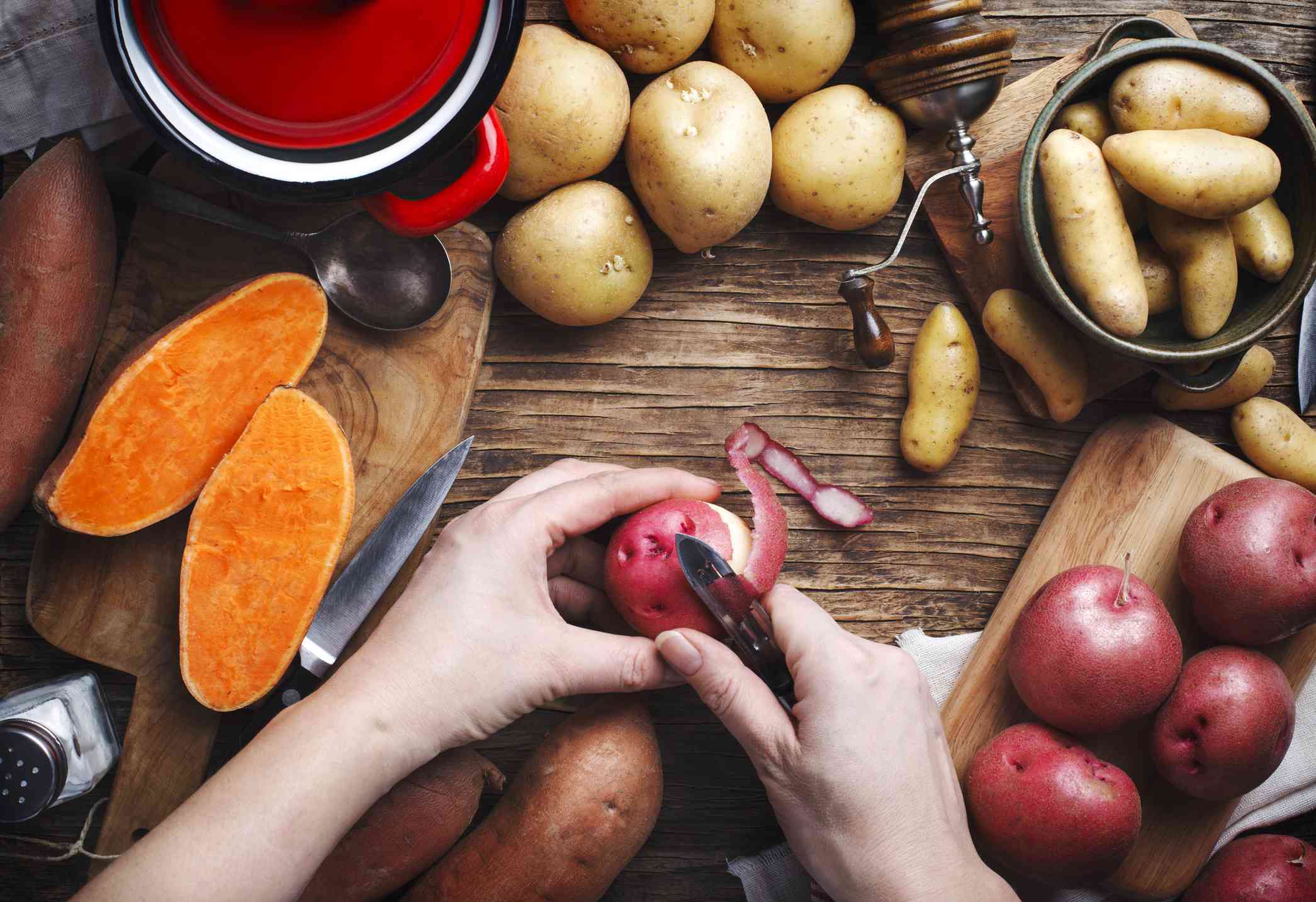 ¿Cuál es mejor para ti, las papas o los boniatos?