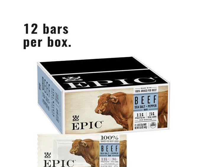 EPIC Provisions Sea Salt and Pepper Bar