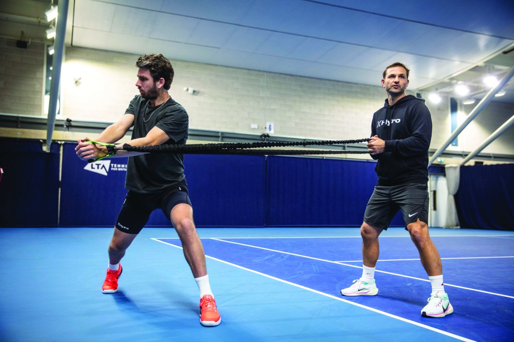 Behind the scenes of tennis star Cameron Norrie’s training