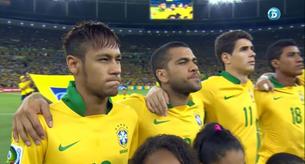 El sentimiento con el que los jugadores de Brasil cantan su himno nacional