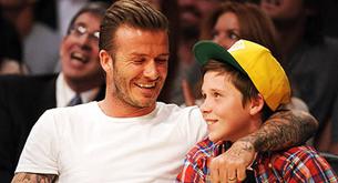 David Beckham y su hijo sufren un accidente de coche