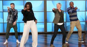 ¡Flipa con la marcha de Michelle Obama en el show de Ellen DeGeneres!