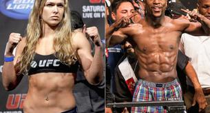 Ronda Rousey "golpea" a Floyd Mayweather