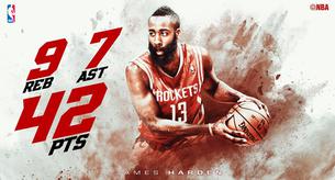 James Harden da la sorpresa en la NBA