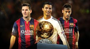 Messi, Neymar y Ronaldo, finalistas del Balón de Oro 2015