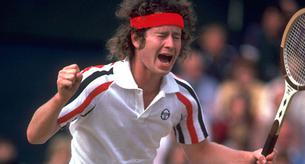 Homenaje a John McEnroe, uno de los mejores tenistas de la historia